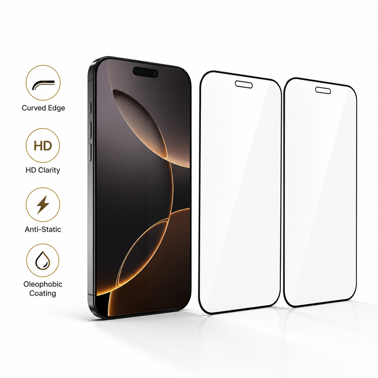 iPhone 16 Pro Max Screen Protector – Tempered Glass