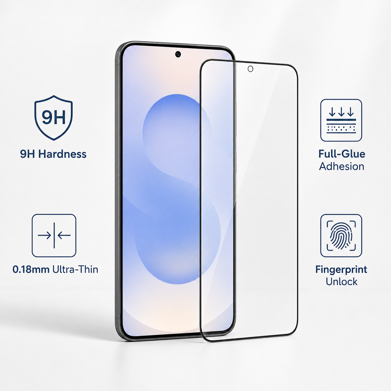 Samsung Galaxy 25 Plus Screen Protector – Tempered Glass