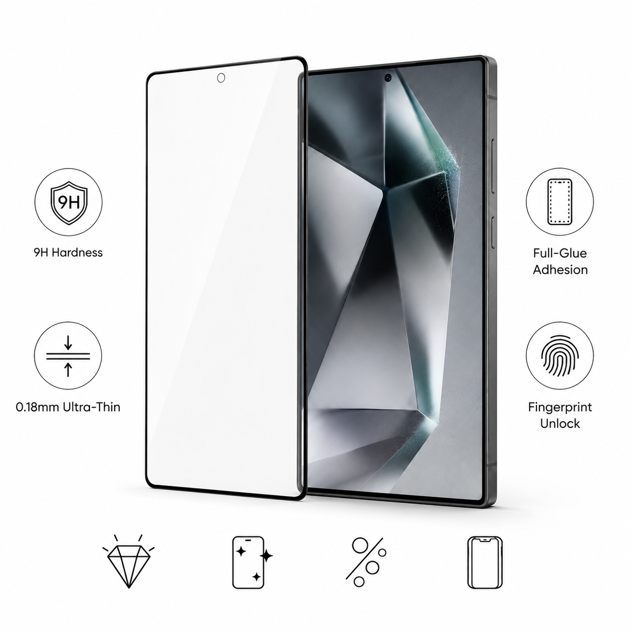 Samsung Galaxy 25 Ultra Screen Protector – Tempered Glass