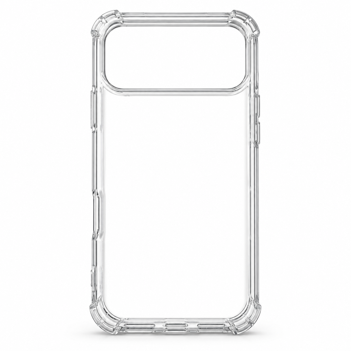 Transparent iPhone 17 Pro Max protective case by buycases.ie, showcasing clear, durable design for the latest Apple smartphone.