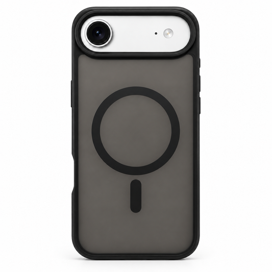 Black iPhone Air protective case by buycases.ie, slim design with precise cutouts for easy access and durable protection.
