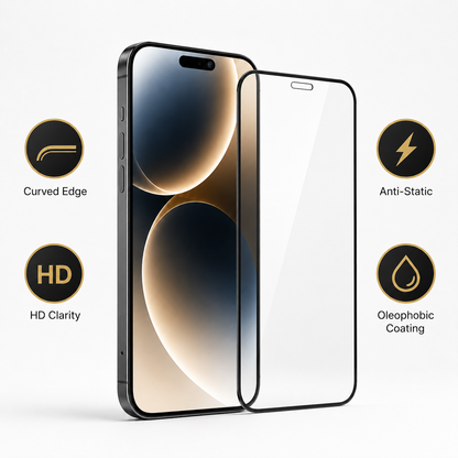 iPhone 15 Plus Screen Protector – Tempered Glass