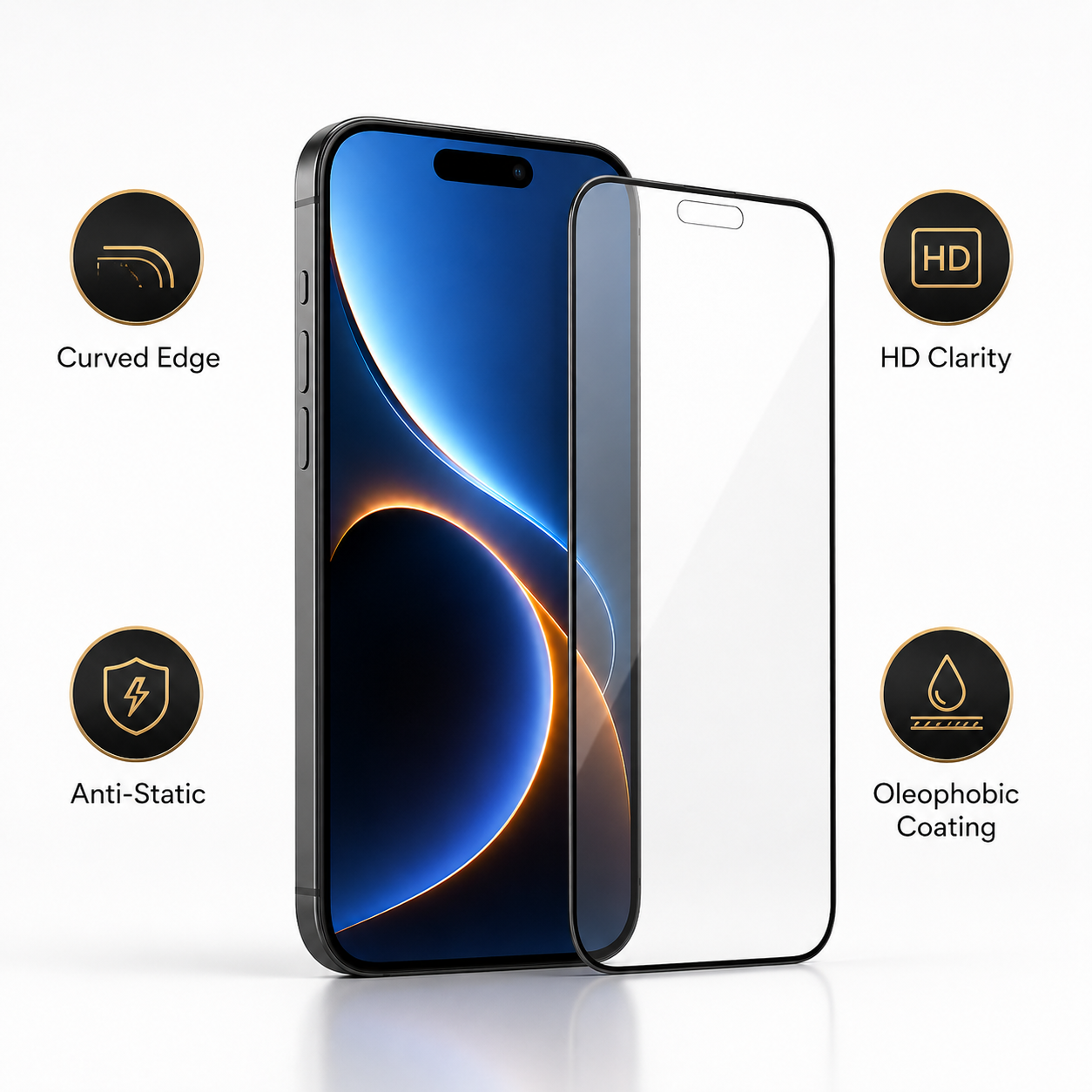 iPhone 17 Pro Screen Protector – Tempered Glass